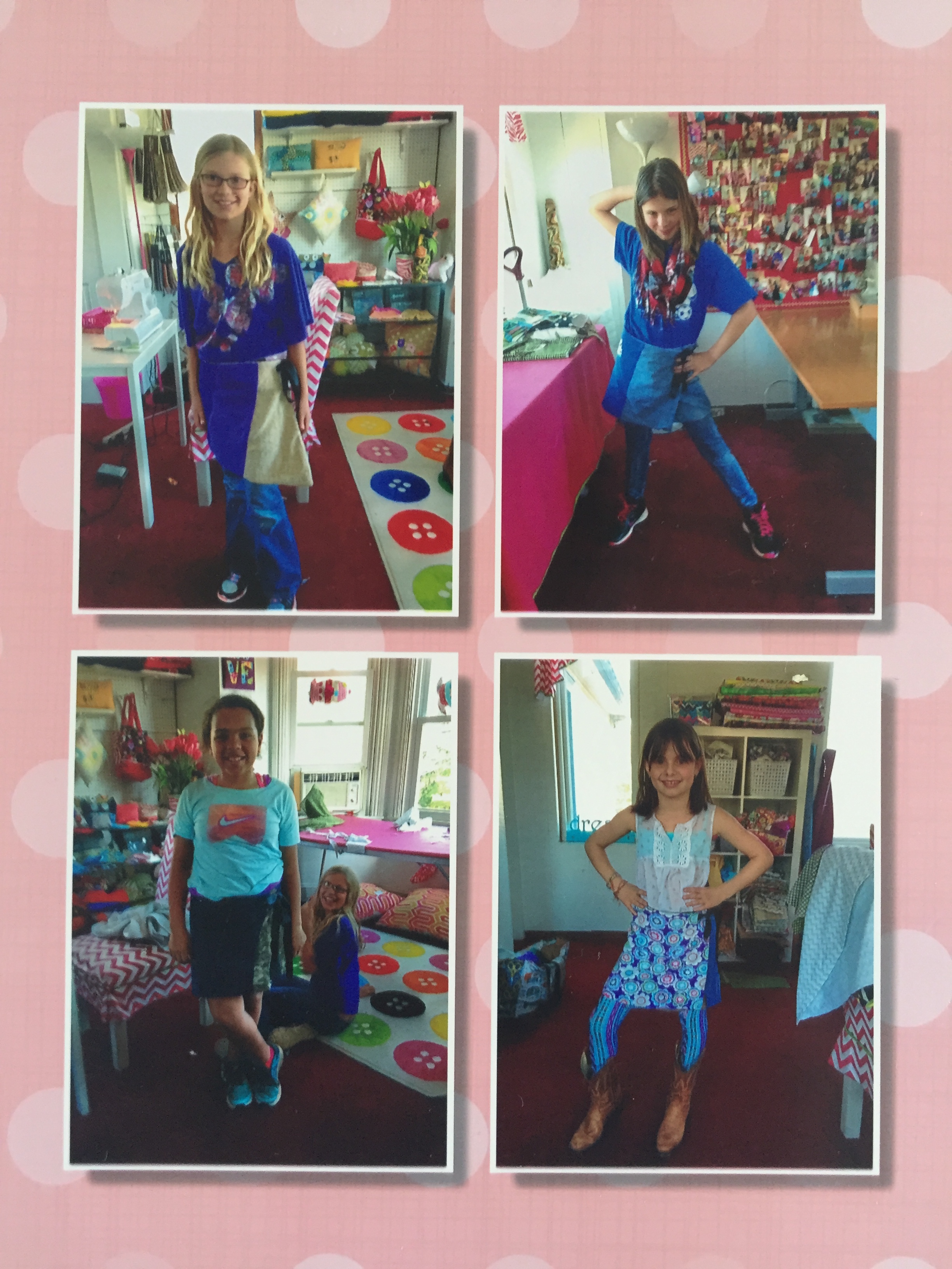 Lambertville Girl Scouts Earn Their Sewing Class Badge At The Fabric Loft